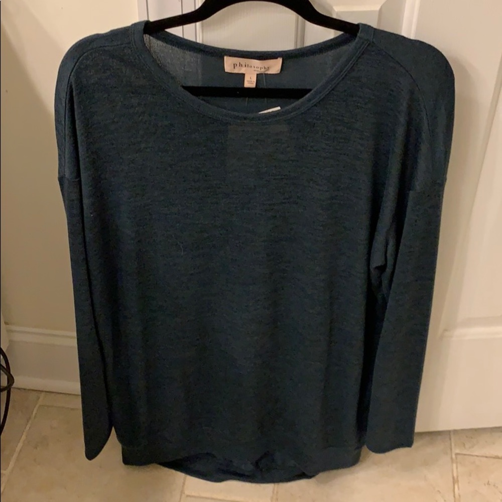 Blue Philosophy Sweater